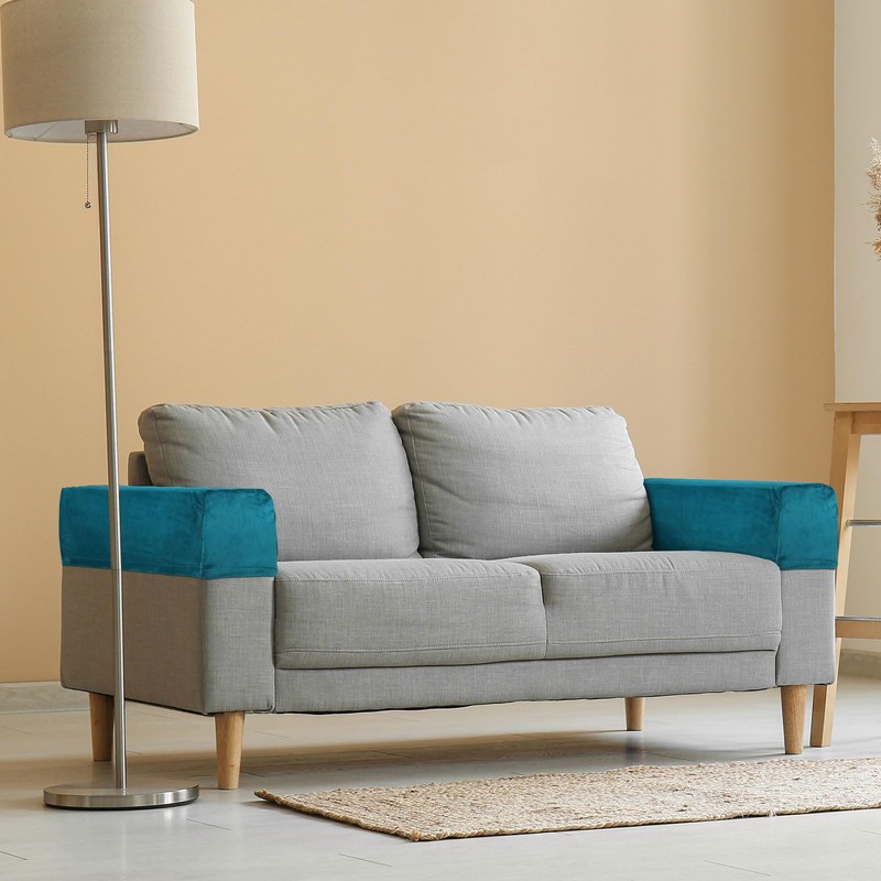 sourcing map 2 Pcs Sofa Armrest Covers Stretch Couch Armrest