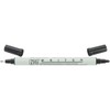 Zig Memory System Writer Dual-Tip Marker, Pure Black, 6 Pack