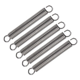 METALLIXITY Extension Spring (1x6x55mm/0.04"x0.24"x2.17") 5Pcs, 304 Stainless Steel Tension Spring Wire - for Home Repair Construction Machinery