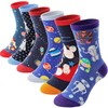 Anlisim Boys Kids Socks Fun Crazy Novelty Funny Silly Space