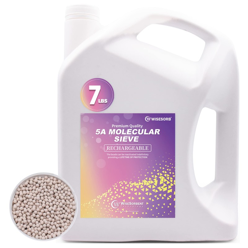 Wisesorb 7 LBS 5A Molecular Sieve Desiccant Beads, Reusable Dessicant