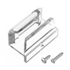 Clear Acrylic Sliding Shower Door Bottom Guide with Screw fits