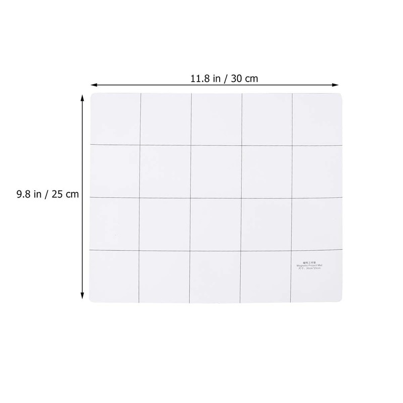 Hemobllo Magnetic Board Magnetic Work Mat Peg Board Magnetic Screw