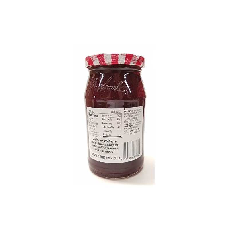 Smucker's, Jams, 18oz Glass Jar (Pack of 2) (Choose Flavors
