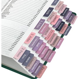 Tabs, 75 Tabs, Laminated  Index Tabs for Women and Men,  Book Tabs for Easy Navigation, Large Print Easy to Read (Sunset Shade) - Colour: Gold Foil Blue