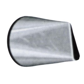 Staedter # 104 Straight Rose Petal Tip, 12 mm, Stainless Steel, Silver, 30 x 1.2 x 30 cm