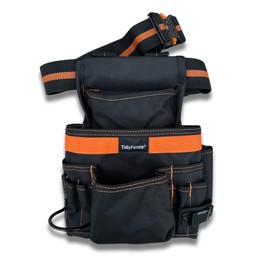 TIDYFENCE Heavy Duty Tool Belt for Fencer's and Carpenters, Contractors Tool and Fastener Holder with 2" Wide Belt and Military Type Quick Release Buckle. Holds Fencing Tools and Fasteners.