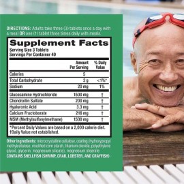 Move Free Multivitamínico Glucosamina Condrintina 120 Tab Sabor Sin Sabor