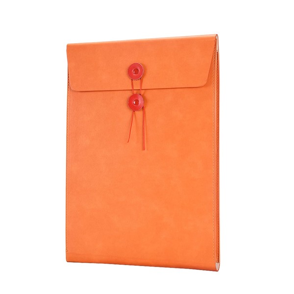 Enyuwlcm PU Leather A4 File Folder Document Holder Filing Envelope