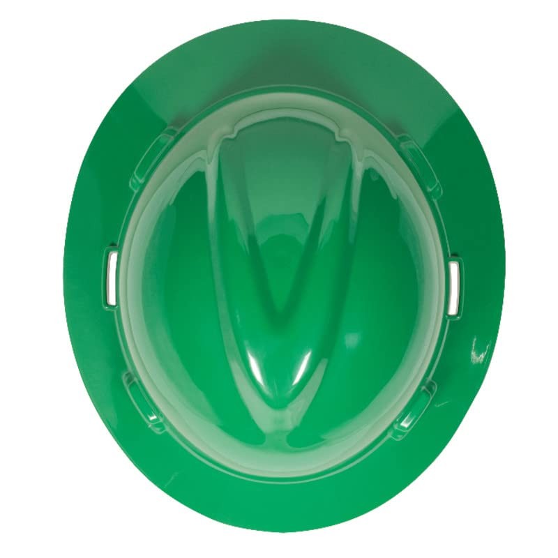 MSA 10058323 V-Gard Slotted Full-Brim Hard Hat