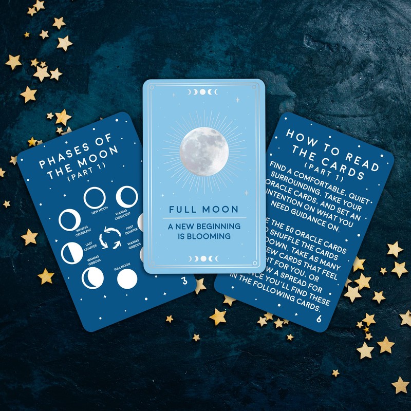 Gift Republic Lunar Oracles - Set of 100 Cards