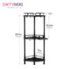 SWTYMIKI Corner Shower Caddy Standing - 3 Tier Rustproof Metal