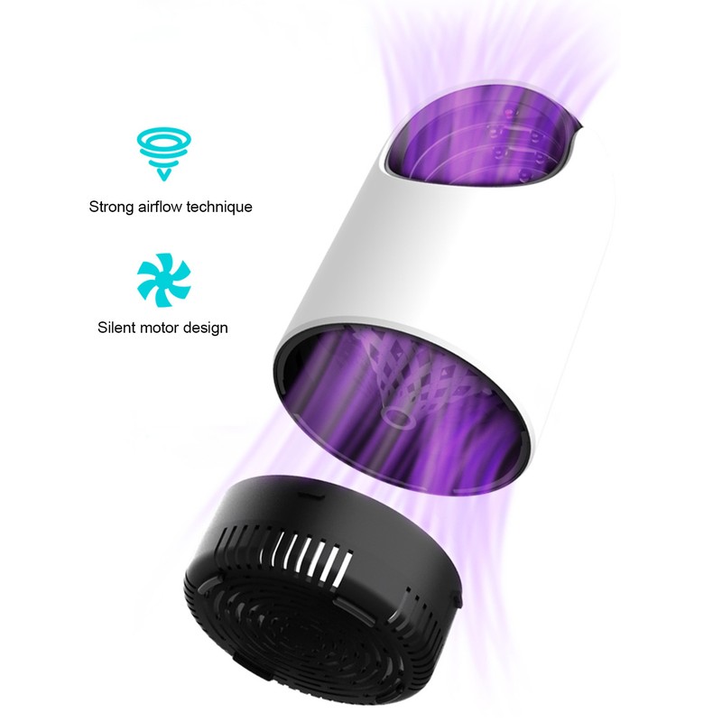 Mosquito Repeller MultiFunctional LED UV Light Silent Home Mosquito Repellent