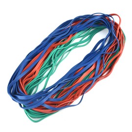 Coopay 12 Inches Large Heavy Duty Rubber Bands Trash Can Bands for Office Supply, File Folders, Cat Litter Box, 30 Pack (Multicolored)