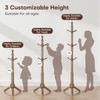 WOOW DEPOT Wooden Coat Rack Stand - Coat Rack Freestanding