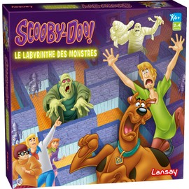 Lansay Scooby-DOO - The Maze of Monsters - Board Game - Puzzles and Investigations Between Friends or Family - From 6 Years - 2 to 4 Players