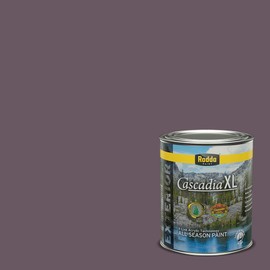 Rodda Paint CASCADIA XL Exterior Satin Paint & Primer in One, Quart, Purple Shadow