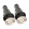 2 Pcs Bathroom Sink Stopper Stainless Steel Wash Basin Drain