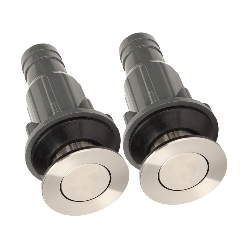 2 Pcs Bathroom Sink Stopper Stainless Steel Wash Basin Drain
