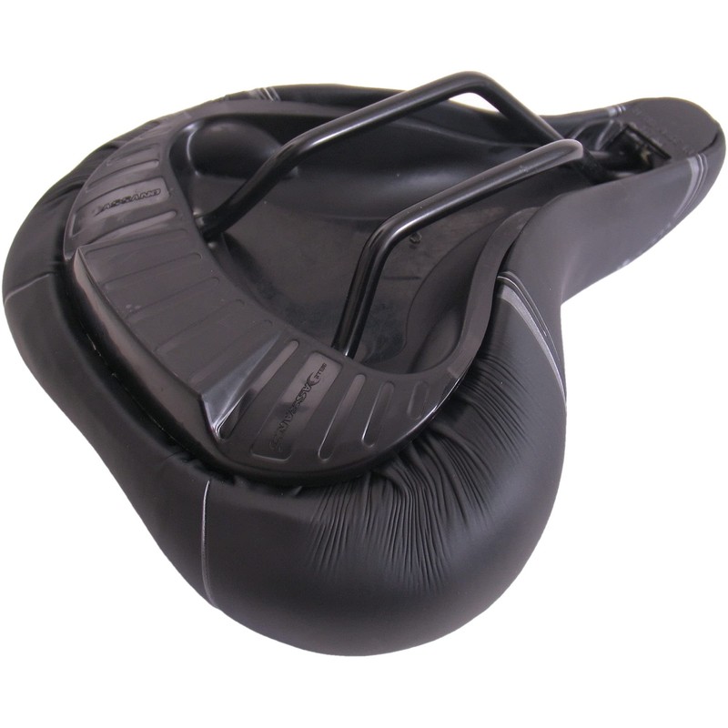 Selle Bassano Unisex-Adult Volare Sattel, schwarz, XL