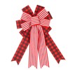 Checkered Hair Bow Clip Checkered Hair Barrettes Clips Buffalo Plaid