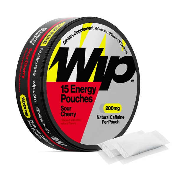 Wip Energy Pouches | 200mg Natural Caffeine | Vitamins and