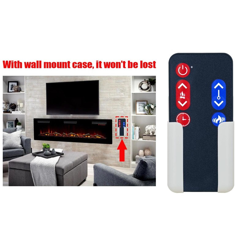 Replacement Remote Control for Signature by Ashley Electric Fireplace EF30-23B
