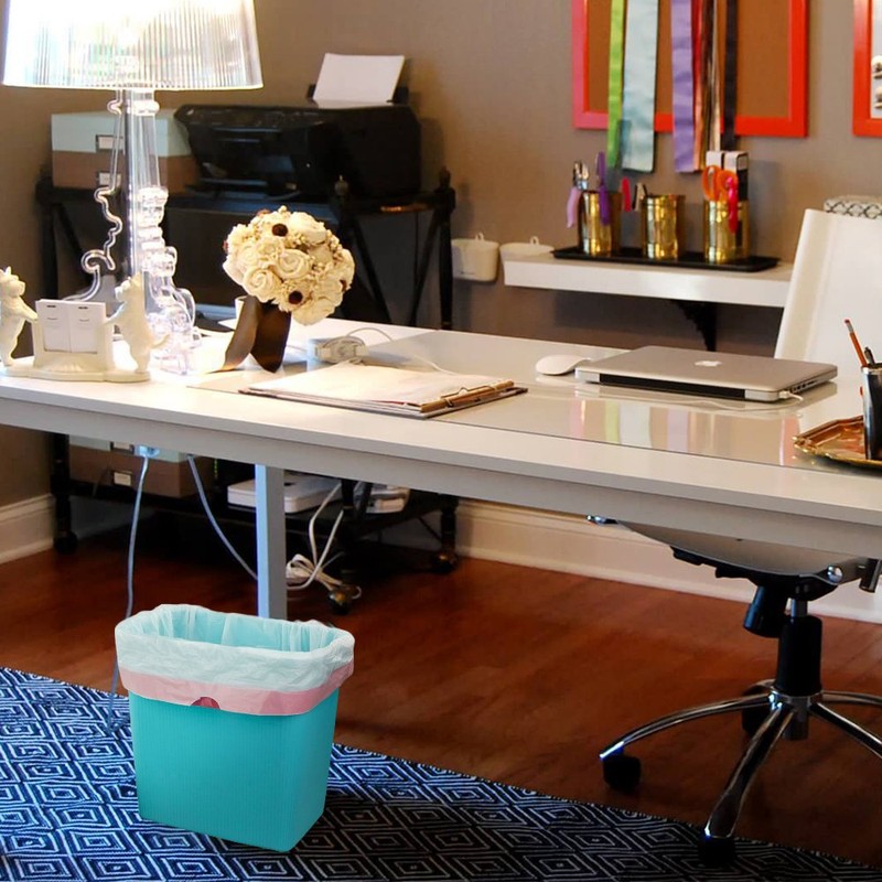 CadineUS 1.5 Gallon Trash Bags With Drawstring, Small Drawstring Garbage