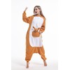 Zinuods Unisex Adult Kangaroo Onesie Pajamas Animal Cosplay Costumes S