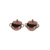 Rossi Rosa Copper Pots Set 2 Pieces, Multi-Colour, One Size