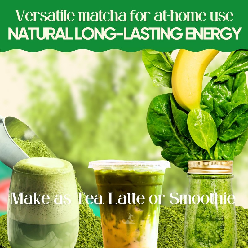 Matcha Supergreens Blend – Ceremonial Green Tea Powder with Spirulina,