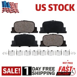 Unbranded Pair Rear Ceramic Brake Pads Set for Toyota Camry Lexus ES300 Scion tC Rear Pad