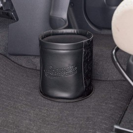 Bonform 7259-43BK Snoopeach A2 Car Storage Box, Fall Prevention, Height 7.1 x Diameter 6.9 inches (18 x 17.5 cm), Black