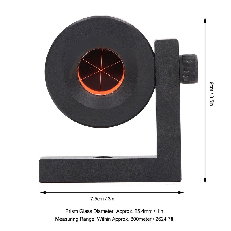 Total Station Prism 90 Degree Right Angle Mini L Bar