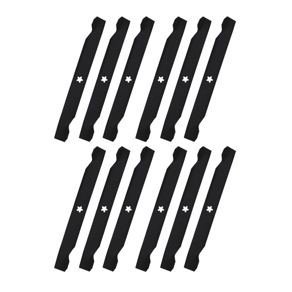 Value Pack 12-Pack Lawn Mower Blade 138498 – 21" High-Lift