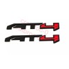 GMC 3Pcs Red 2019 - 2025 GMC SIERRA 1500 AT4