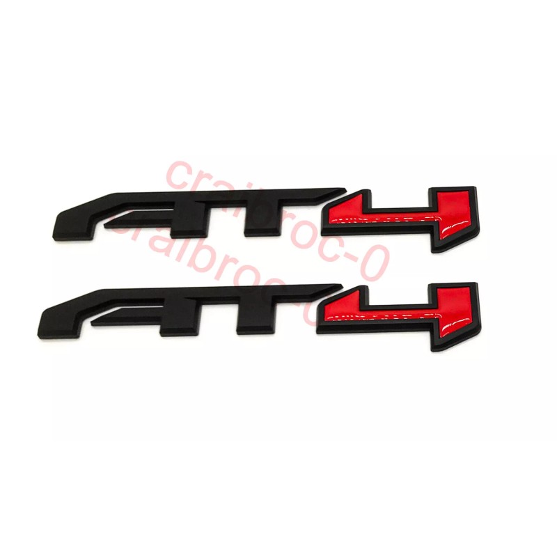 GMC 3Pcs Red 2019 - 2025 GMC SIERRA 1500 AT4