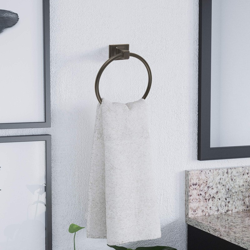 Design House 539239 Millbridge Bath Accessories, Towel Ring, Oil Rubbed