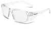 ProtectX Safety Glasses Clear Frame Scratch Resistant Anti Fog Polycarbonate