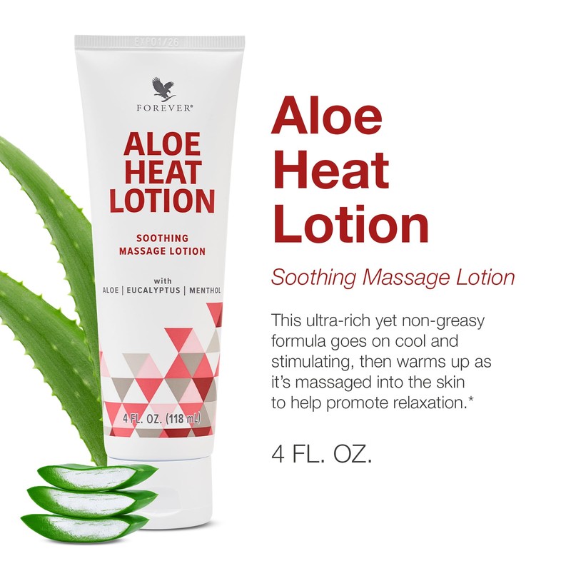 Forever Living - Aloe Heat Lotion with Menthol and Eucalyptus