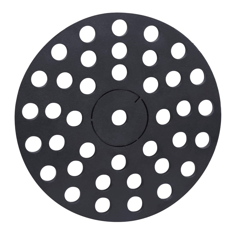 Bueyfolt 6" Cast Iron Drain Cover with Removable Drain Ports,