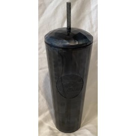 Starbucks NEW Starbucks Iridescent Black Pearl Marbled VENTI 24 Oz Cold Tumbler Dome Cup
