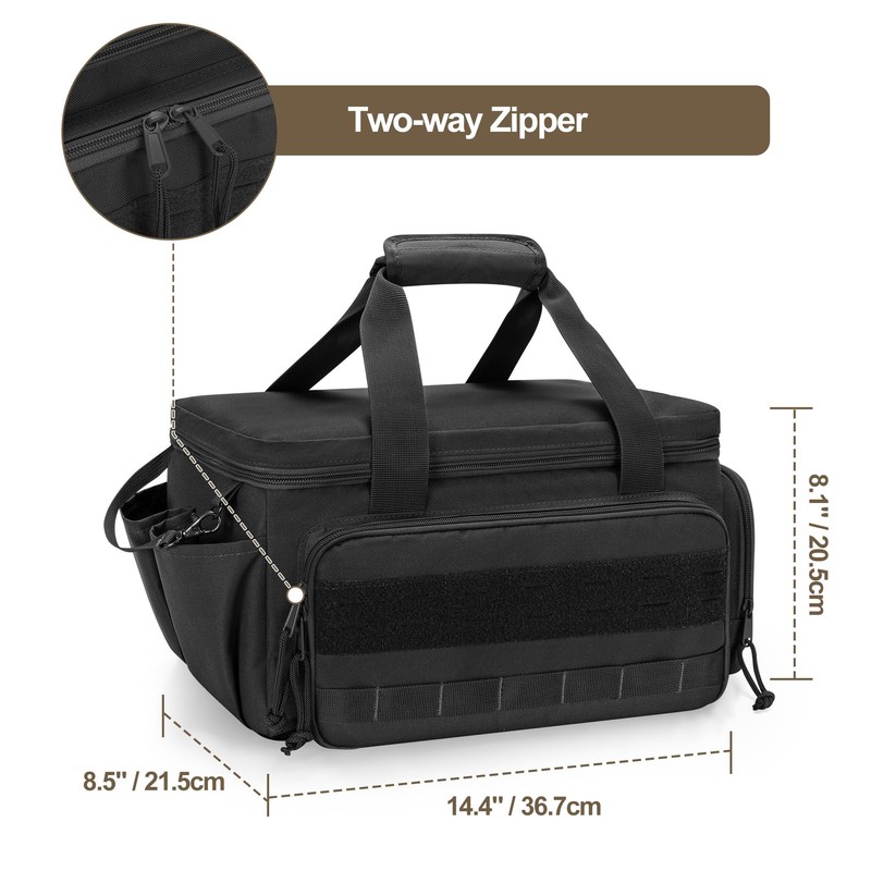 14-Inch Tool Bag with Anti-friction Bottom, Hand Tool Storage Organizer
