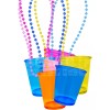 Grupo Carnavallia 12 Collares Shot Transparente Caballito Color Vaso Tequilero