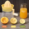 Hand Juicer,Multifunctional Clear Hand Juicer Citrus Squeezer - Small Hand