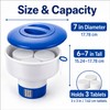 Floating Pool Chlorine Tablet Dispenser for Water Care – Adjustable