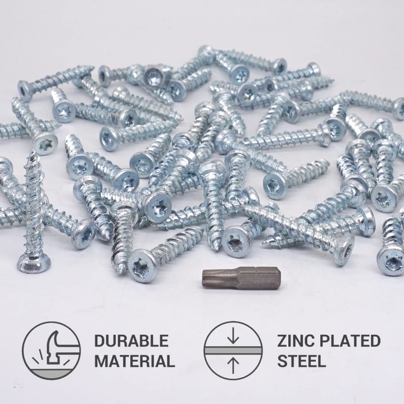 SKIR'CO (Pack of 20) Zinc Plated 7.5 x 42mm Concrete