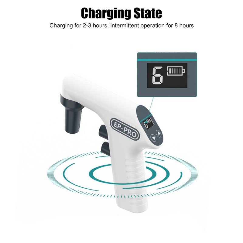 Electric Pipette Pump Controller 6 Levels Adjustable Speed Portable Pipette