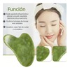 3pcs Rodillo De Masaje Facial De Jade Gua Sha Rejuvenece