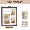 Gmllary 11x14 Collage Picture Frame Walnut, 5-4x6 Photo Frame, 1